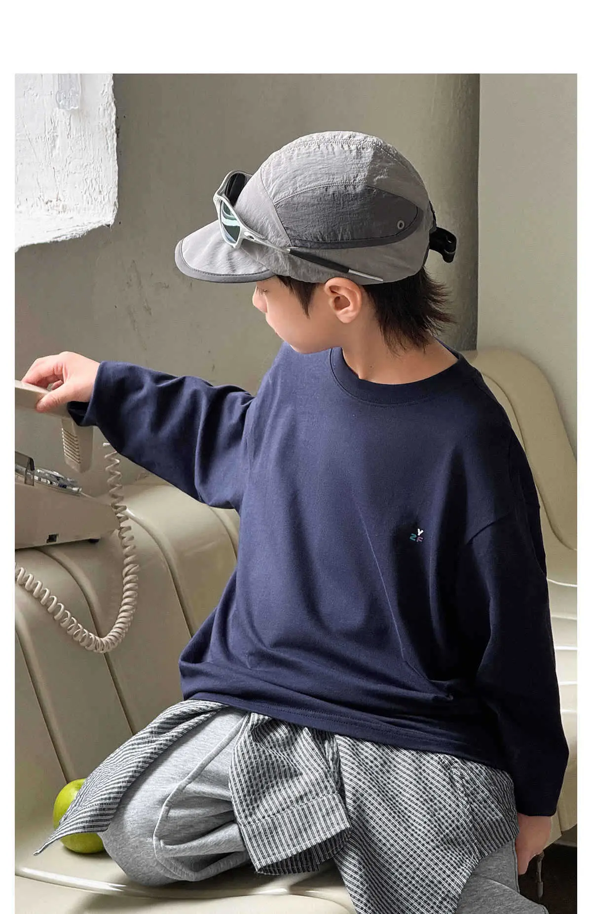 Pure Cotton Boys T-Shirt 2025 Autumn Long Sleeve Casual Wear — feature 34