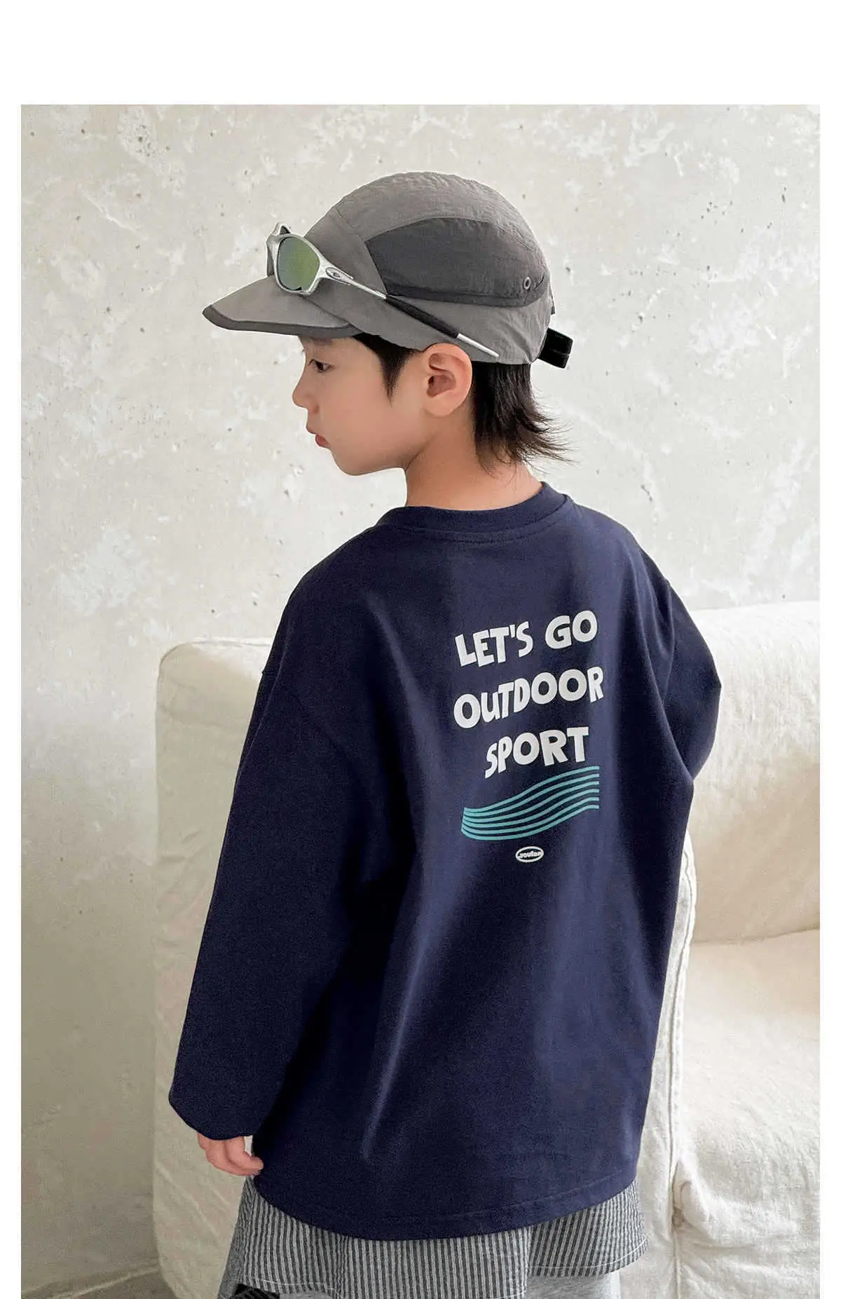 Pure Cotton Boys T-Shirt 2025 Autumn Long Sleeve Casual Wear — feature 37