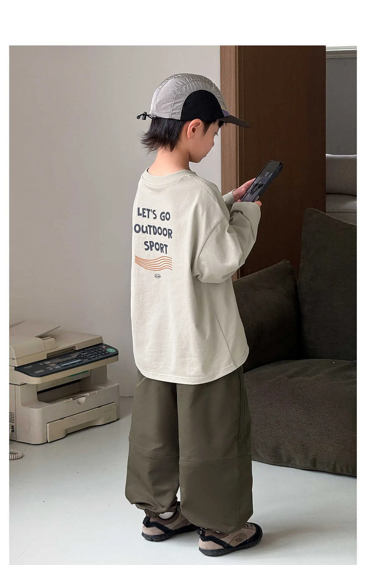 Pure Cotton Boys T-Shirt 2025 Autumn Long Sleeve Casual Wear — feature 39