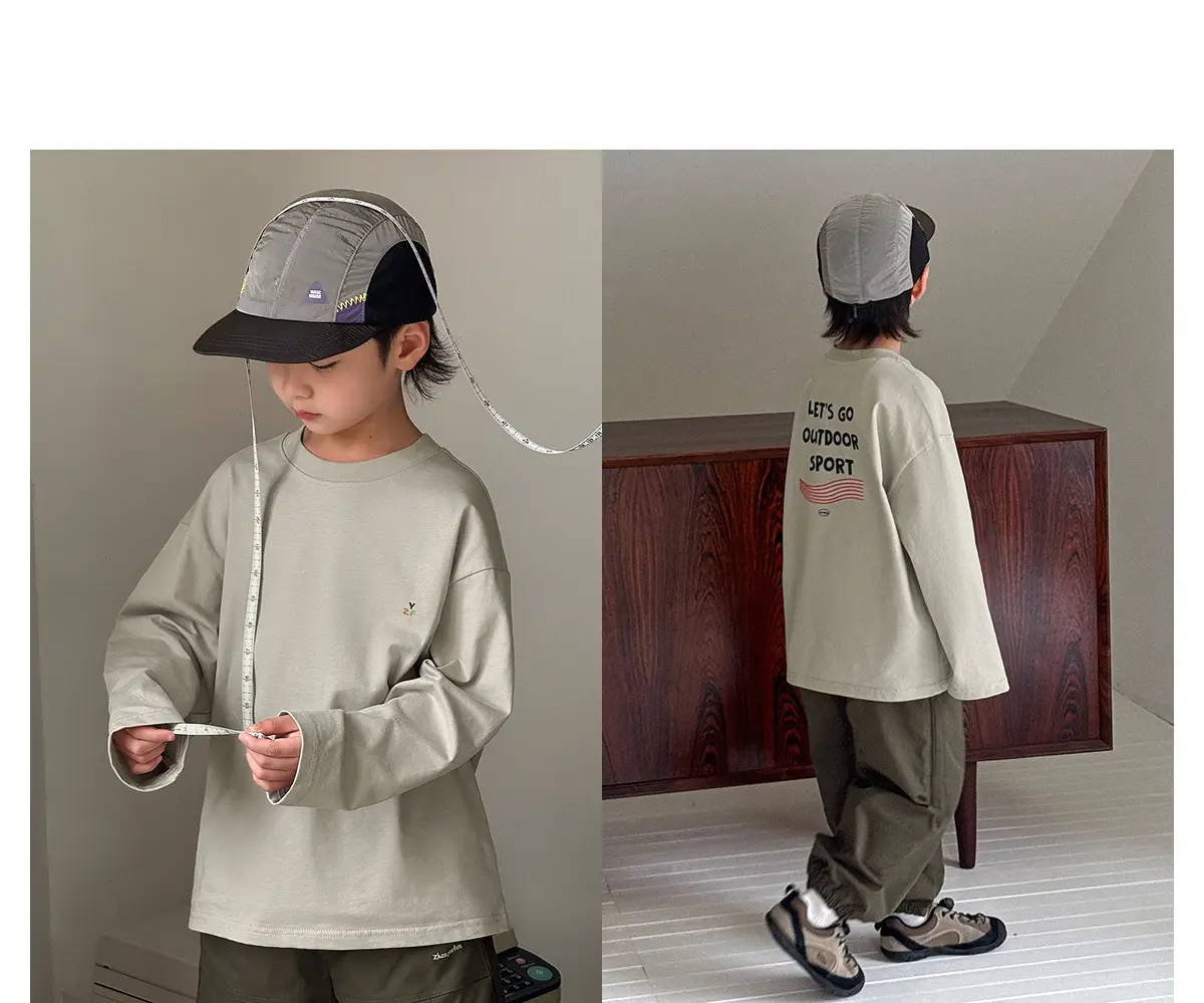 Pure Cotton Boys T-Shirt 2025 Autumn Long Sleeve Casual Wear — feature 40