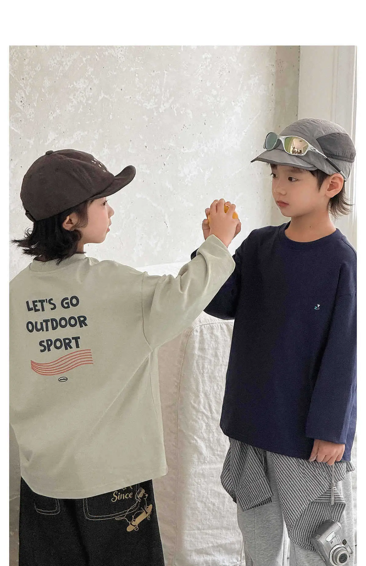 Pure Cotton Boys T-Shirt 2025 Autumn Long Sleeve Casual Wear — feature 45