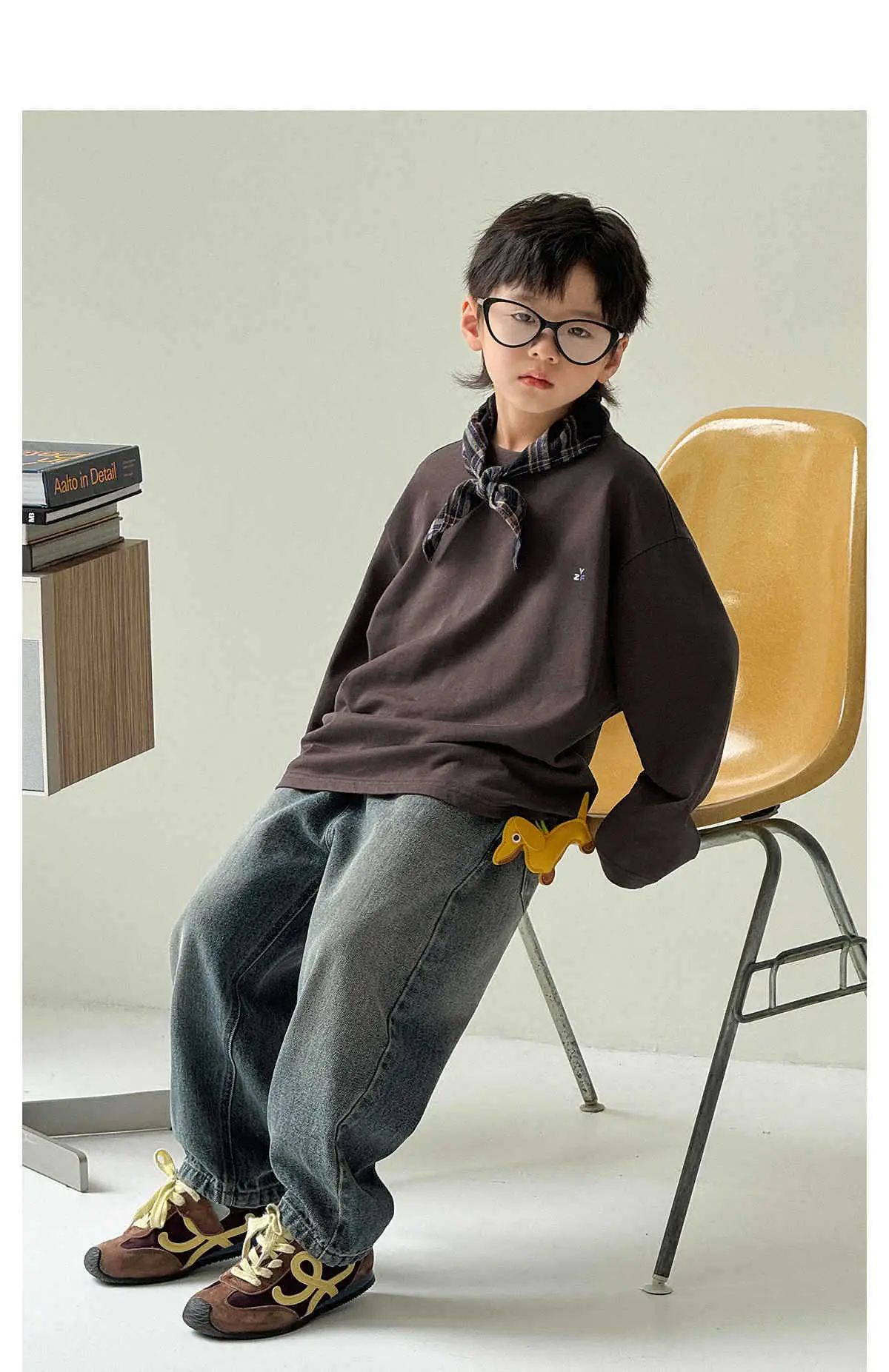 Pure Cotton Boys T-Shirt 2025 Autumn Long Sleeve Casual Wear — feature 53