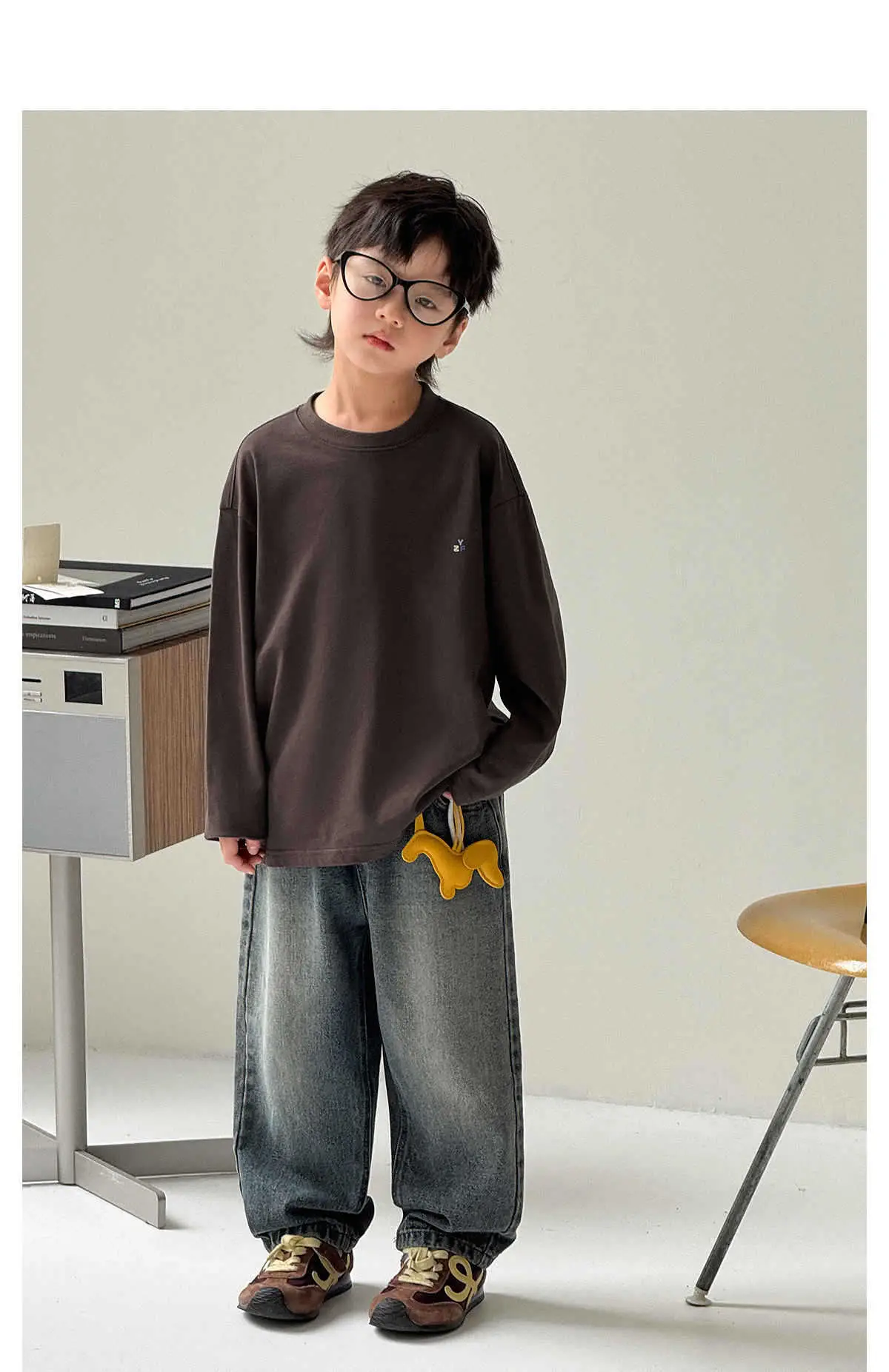 Pure Cotton Boys T-Shirt 2025 Autumn Long Sleeve Casual Wear — feature 54