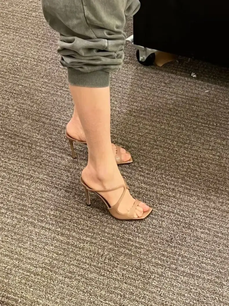 Women's Beige Open Toe Stiletto Heels 2025 — feature 4