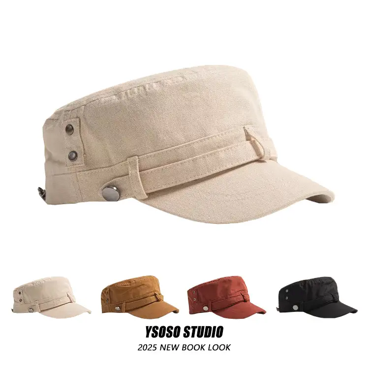 Japanese Retro Vintage Duckbill Cap for Women Brown - Image 5