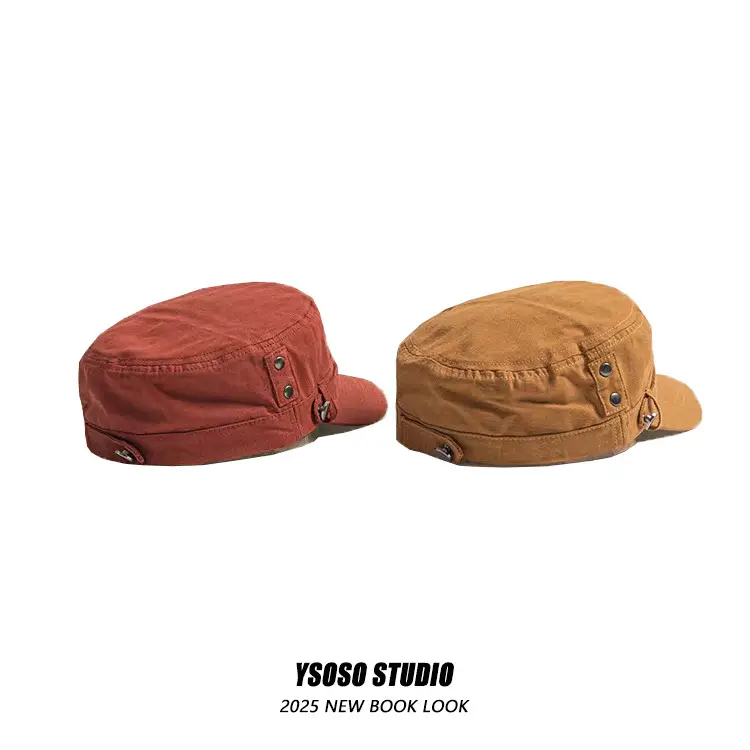Japanese Retro Vintage Duckbill Cap for Women Brown - Image 8