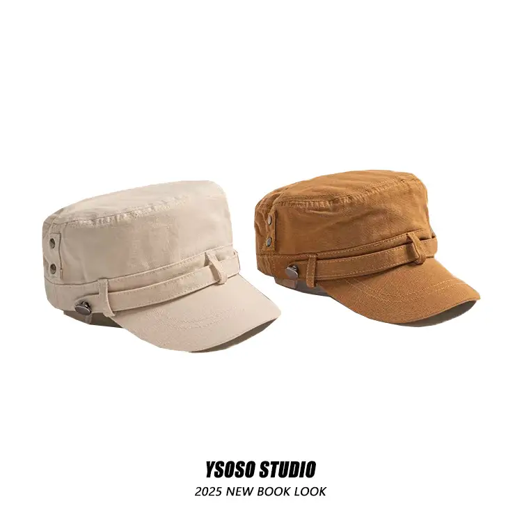 Japanese Retro Vintage Duckbill Cap for Women Brown — feature 3