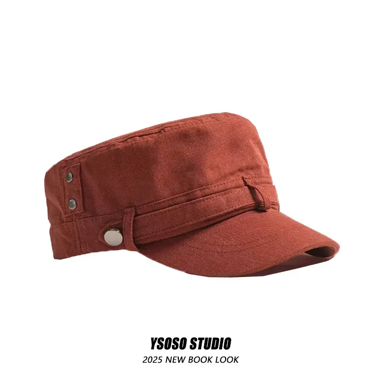 Japanese Retro Vintage Duckbill Cap for Women Brown — feature 8