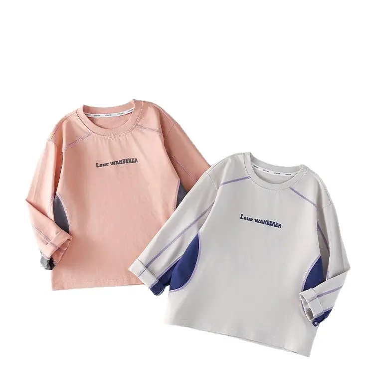 Soraona Elastic Cotton T-Shirt Boys Long Sleeve Autumn - Image 7