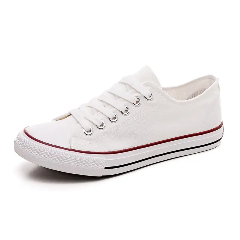 White Shoes, Student Cloth Shoes, Labor Protection Sneakers, Low-Top Track and Field Training Flats, Lace-Up Sports Meeting Dance Shoes, Women's Shoes - Image 12