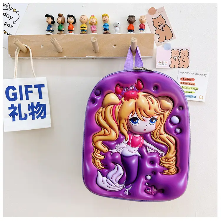Children's Stereo Schoolbags, Kindergarten Boys and Girls, Large-Capacity Backpacks, Cartoon Cute Concave Shell Stereo Backpacks — feature 26