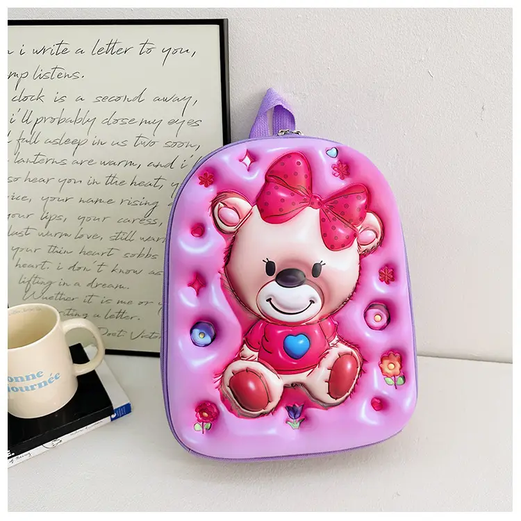Children's Stereo Schoolbags, Kindergarten Boys and Girls, Large-Capacity Backpacks, Cartoon Cute Concave Shell Stereo Backpacks — feature 27