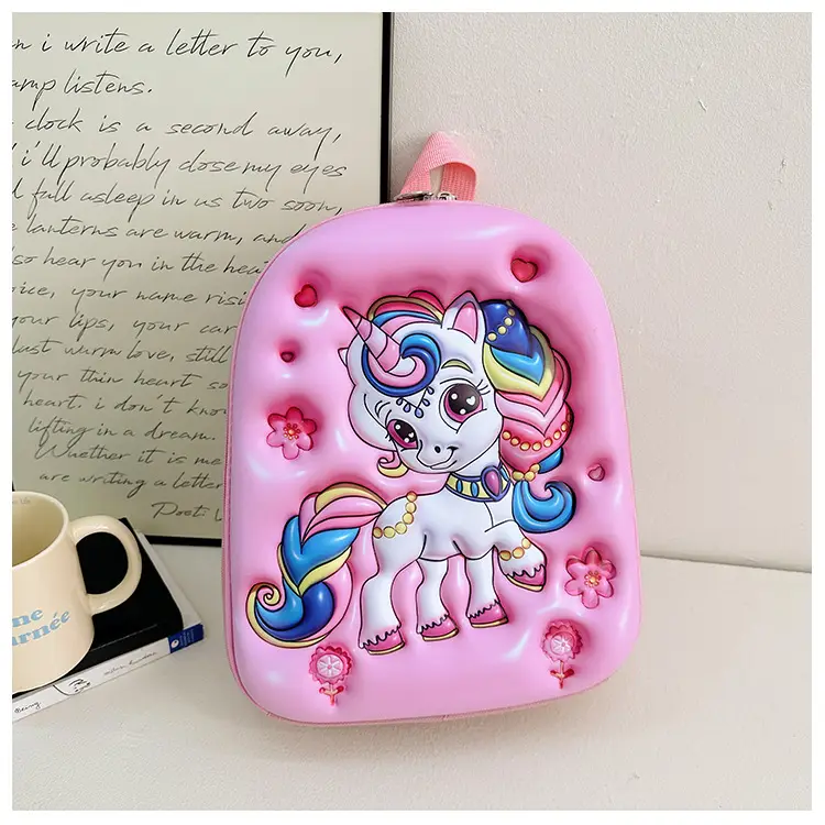 Children's Stereo Schoolbags, Kindergarten Boys and Girls, Large-Capacity Backpacks, Cartoon Cute Concave Shell Stereo Backpacks — feature 28