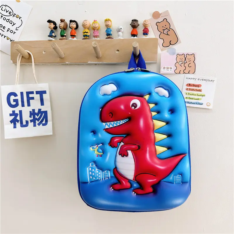 Children's Stereo Schoolbags, Kindergarten Boys and Girls, Large-Capacity Backpacks, Cartoon Cute Concave Shell Stereo Backpacks