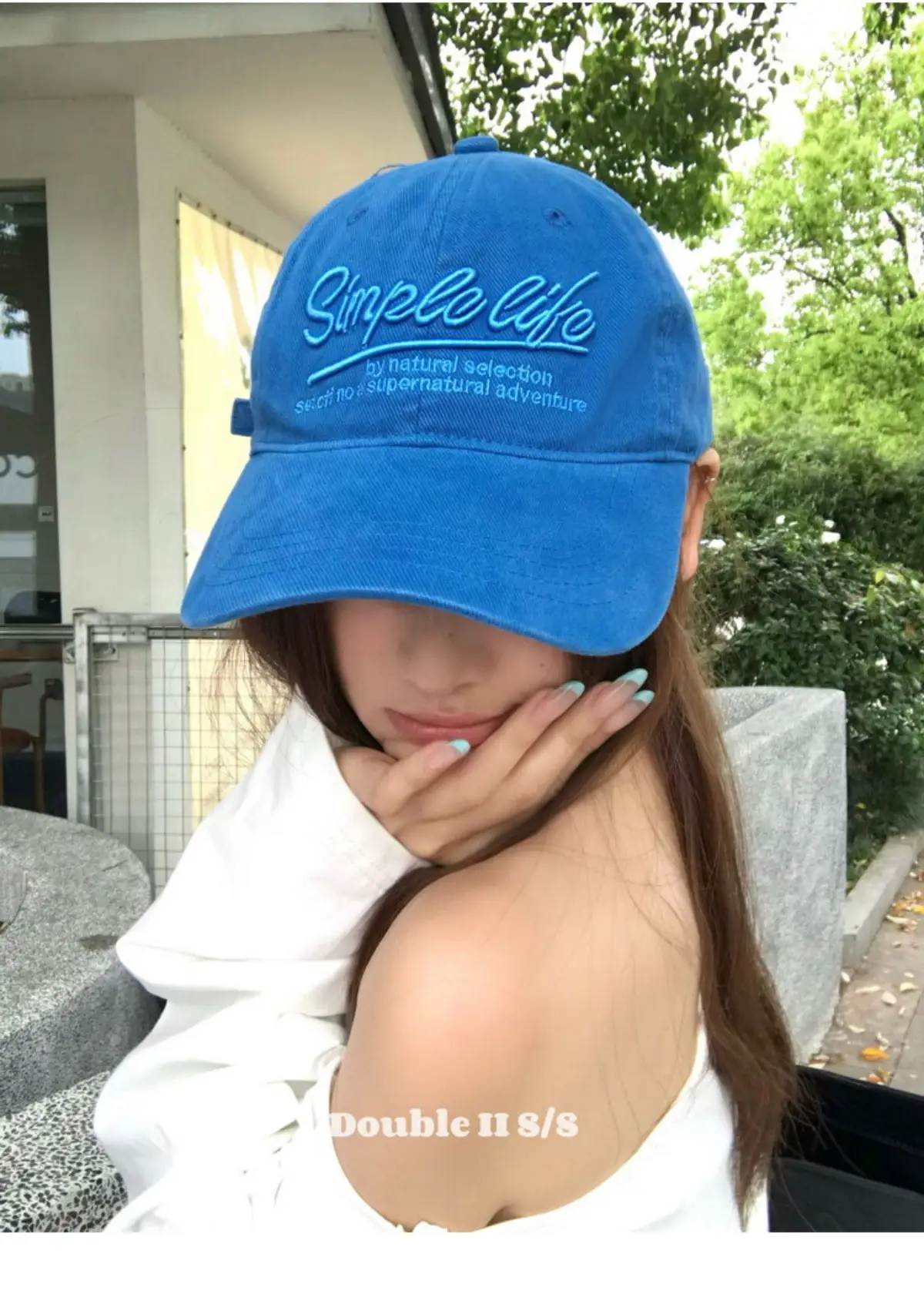 Double I I Retro Letter Embroidery Baseball Cap for Women — feature 20
