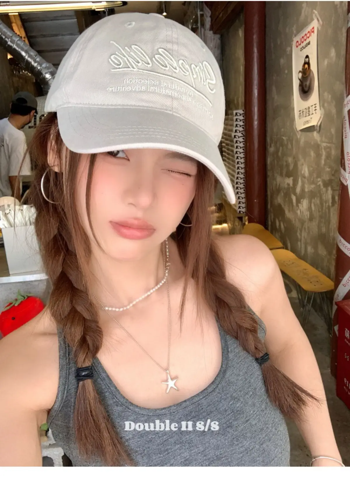 Double I I Retro Letter Embroidery Baseball Cap for Women — feature 26