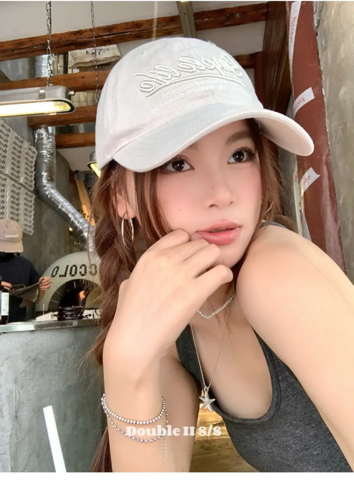Double I I Retro Letter Embroidery Baseball Cap for Women — feature 27