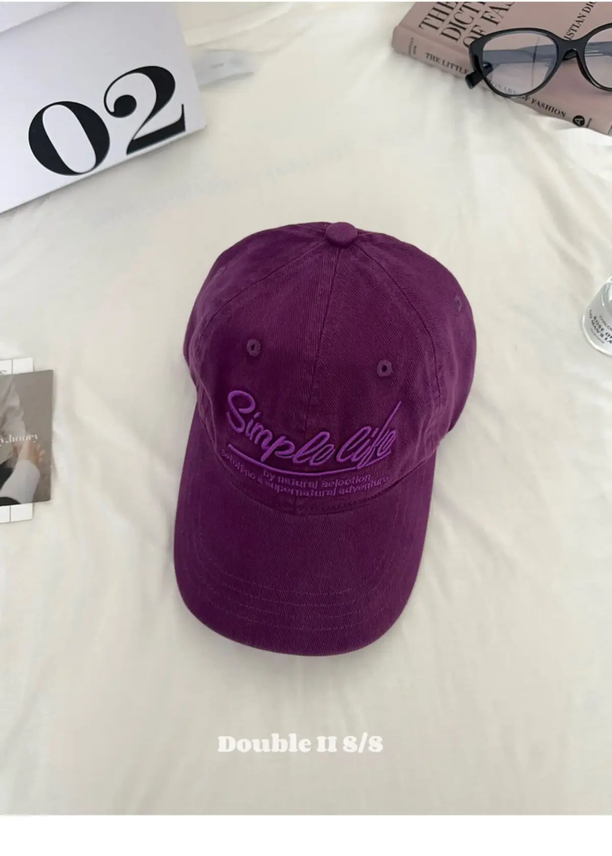 Double I I Retro Letter Embroidery Baseball Cap for Women — feature 28
