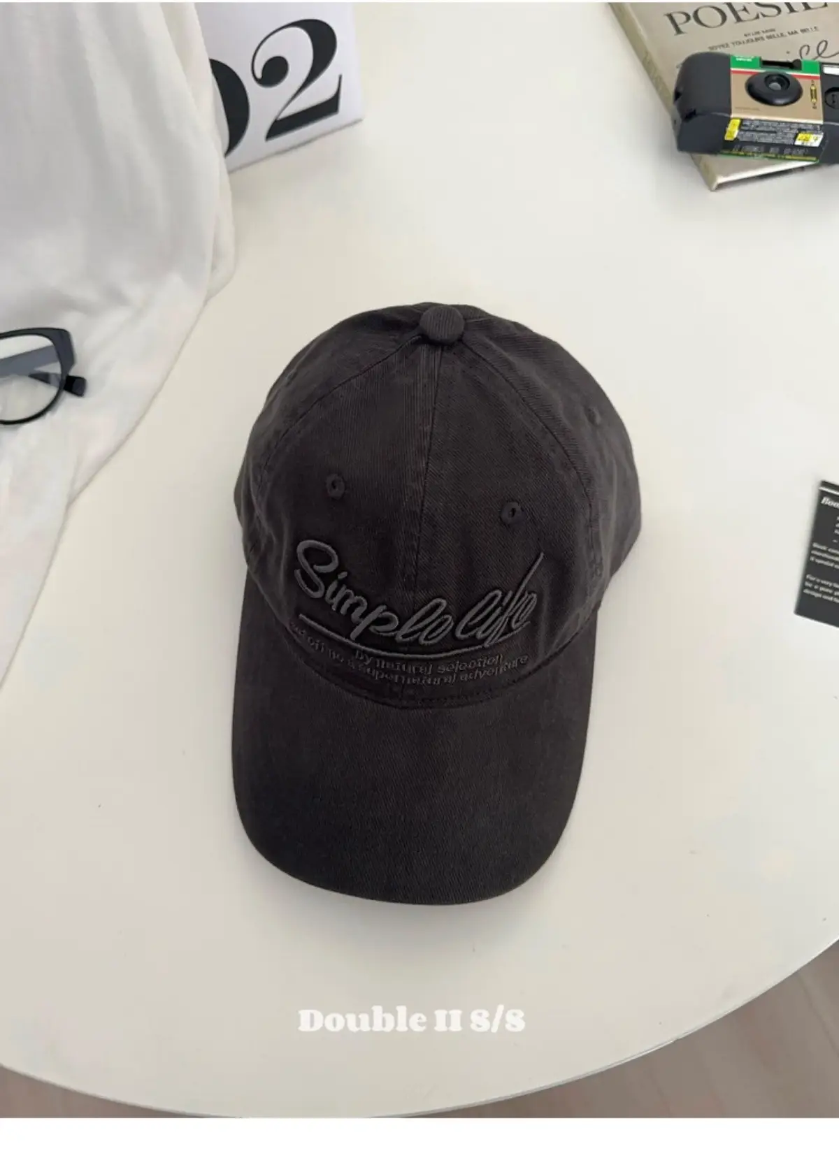 Double I I Retro Letter Embroidery Baseball Cap for Women — feature 30