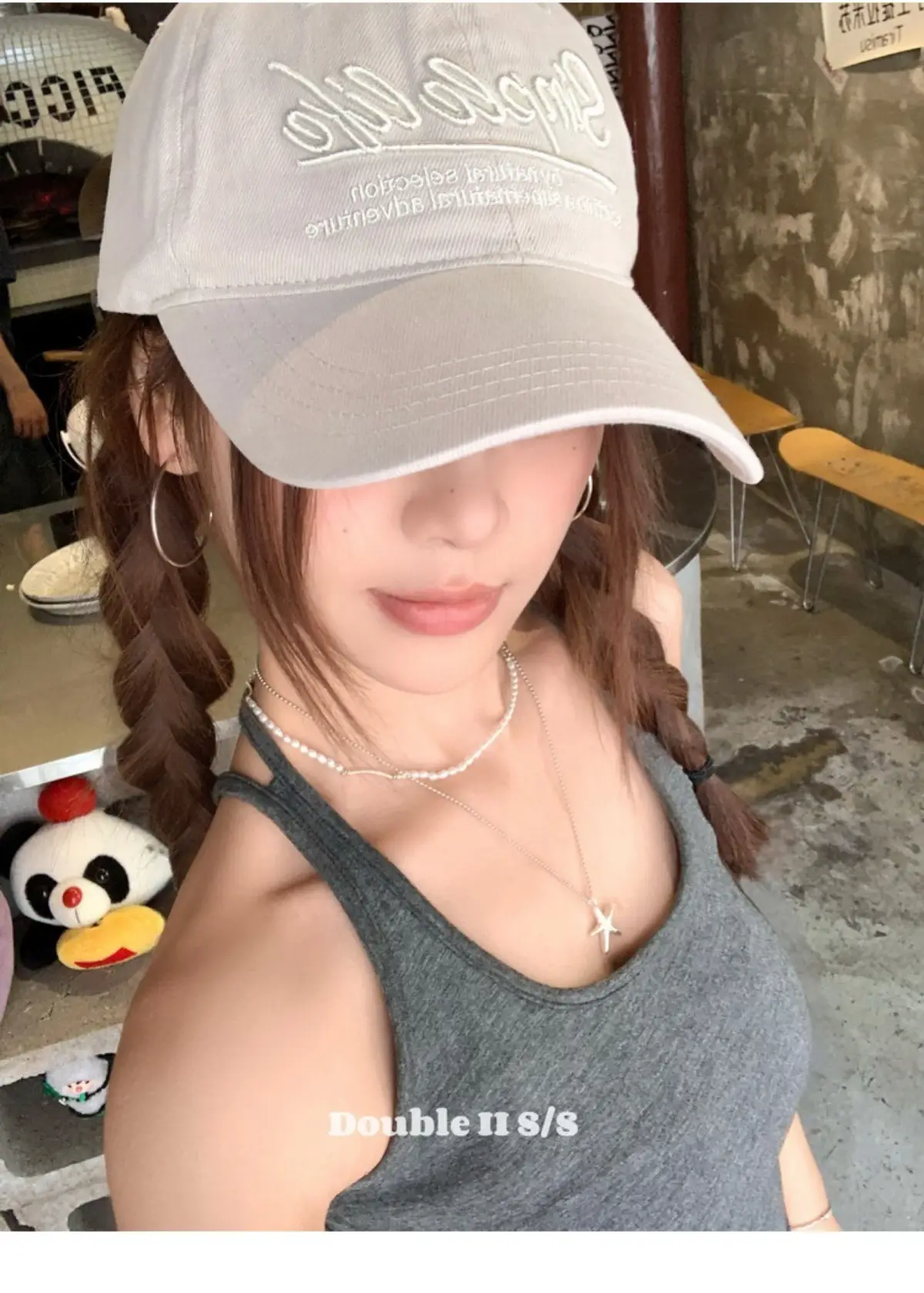 Double I I Retro Letter Embroidery Baseball Cap for Women — feature 7