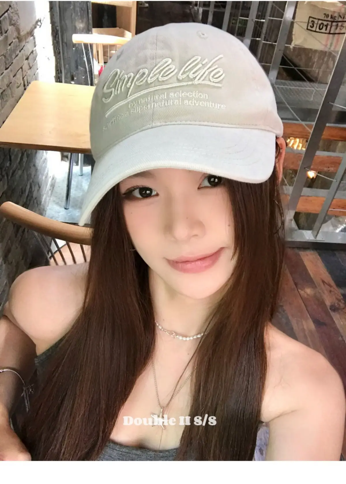 Double I I Retro Letter Embroidery Baseball Cap for Women — feature 8