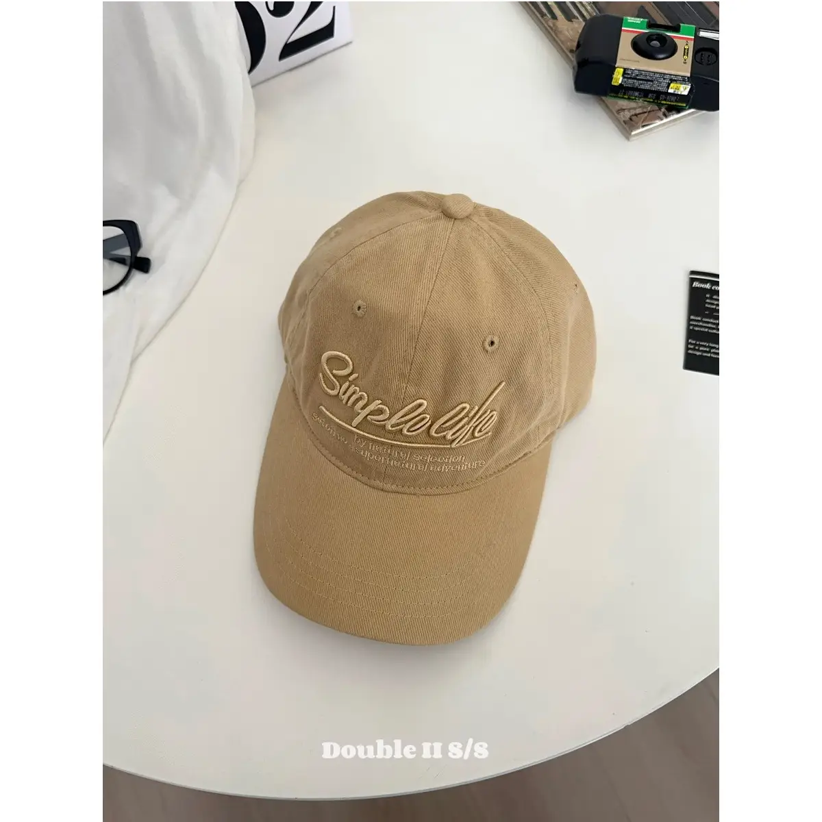 Double I I Retro Letter Embroidery Baseball Cap for Women - Image 4