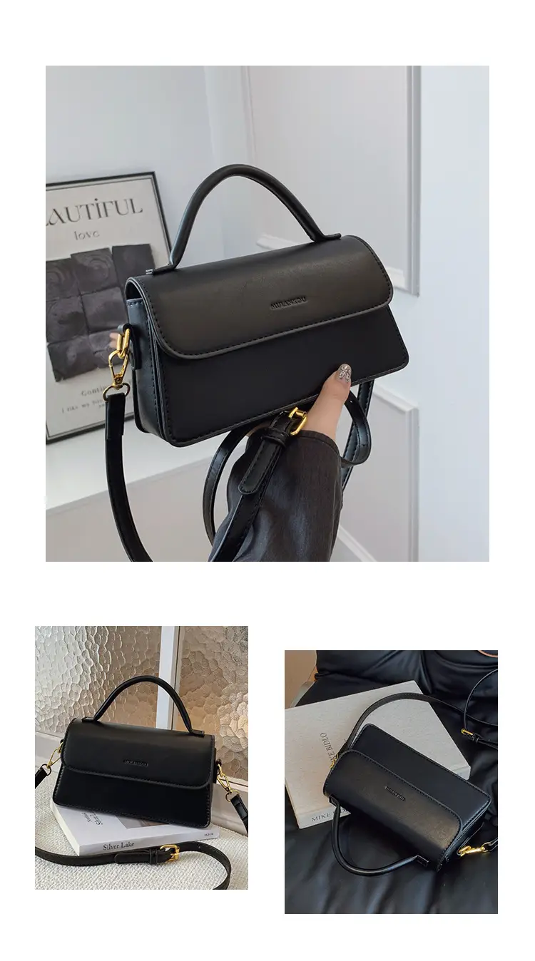 2025 Women's Retro Brown Square Shoulder Bag — feature 23
