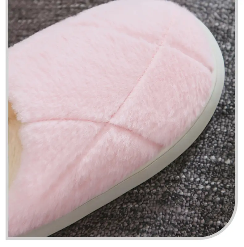 Women's Cotton Slippers Thick Soled Winter Warm — feature 12
