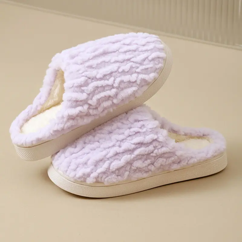 Women's Cotton Slippers Thick Soled Winter Warm - Image 24