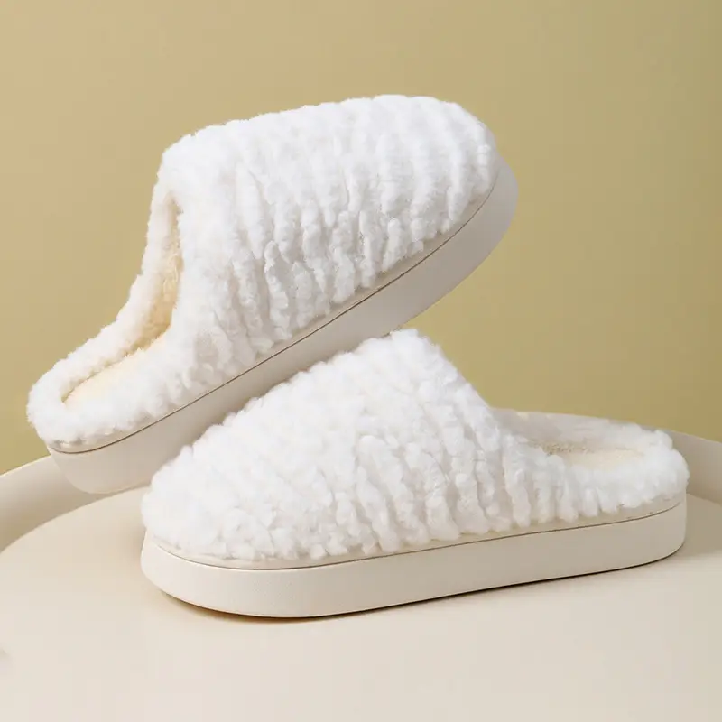 Women's Cotton Slippers Thick Soled Winter Warm - Image 31