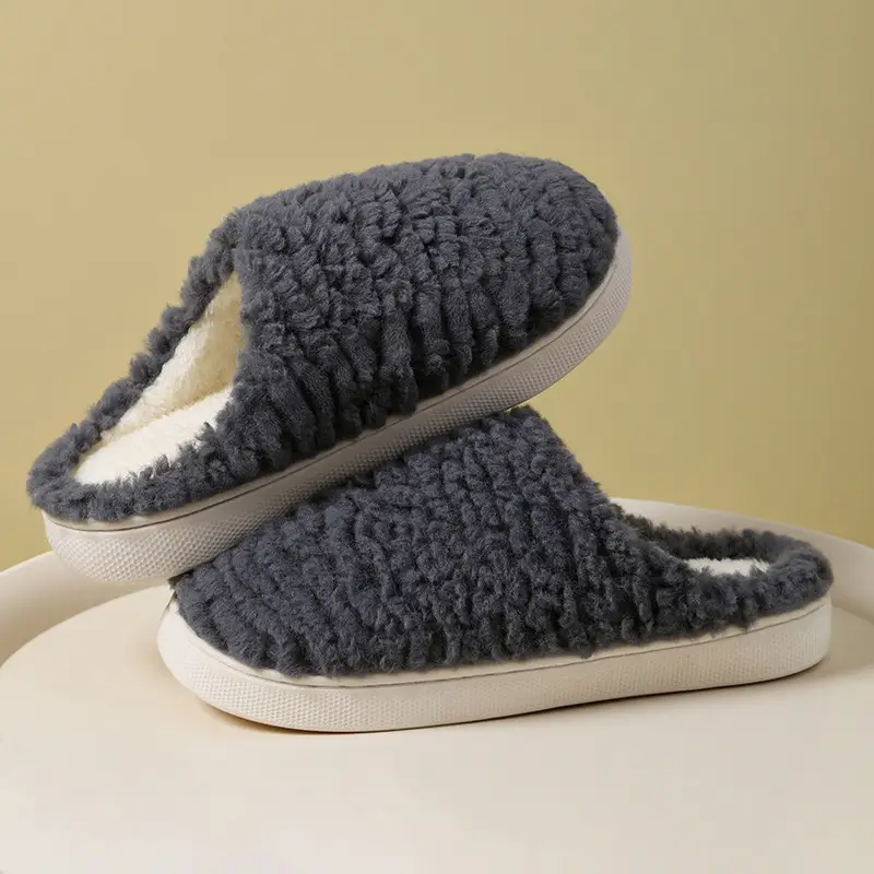 Women's Cotton Slippers Thick Soled Winter Warm - Image 34