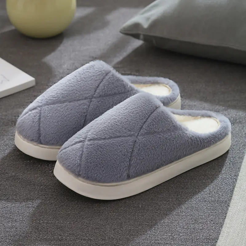 Women's Cotton Slippers Thick Soled Winter Warm - Image 4