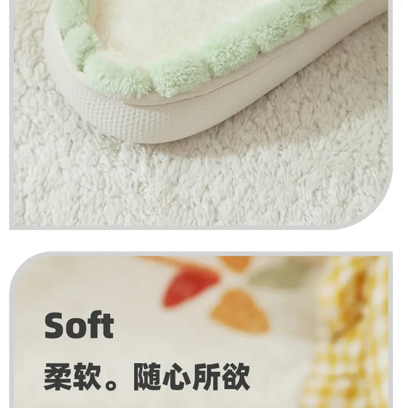 Warm Furry Slippers for Women & Men, Non-Slip Thick Sole — feature 14