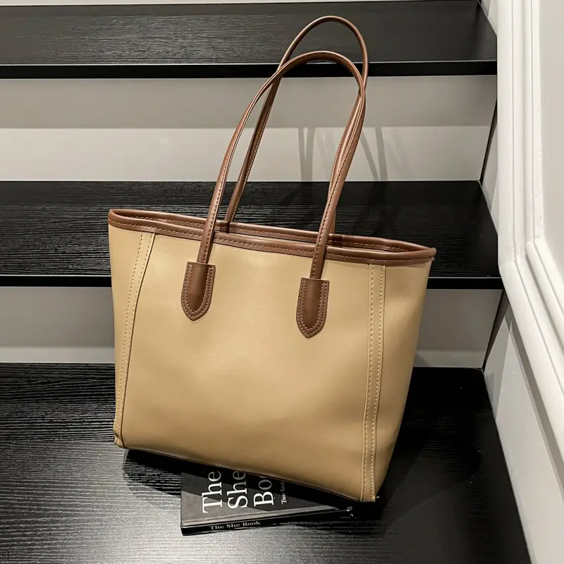 Trendy Brown Leather Shoulder Bag 2025 New