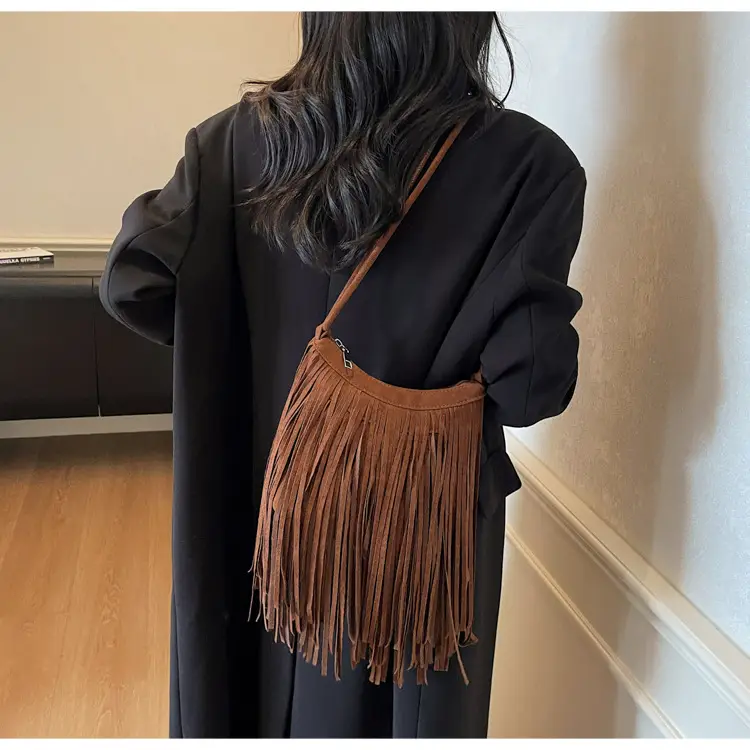 Autumn Tassel Crossbody Bag Women Brown 2025 — feature 15