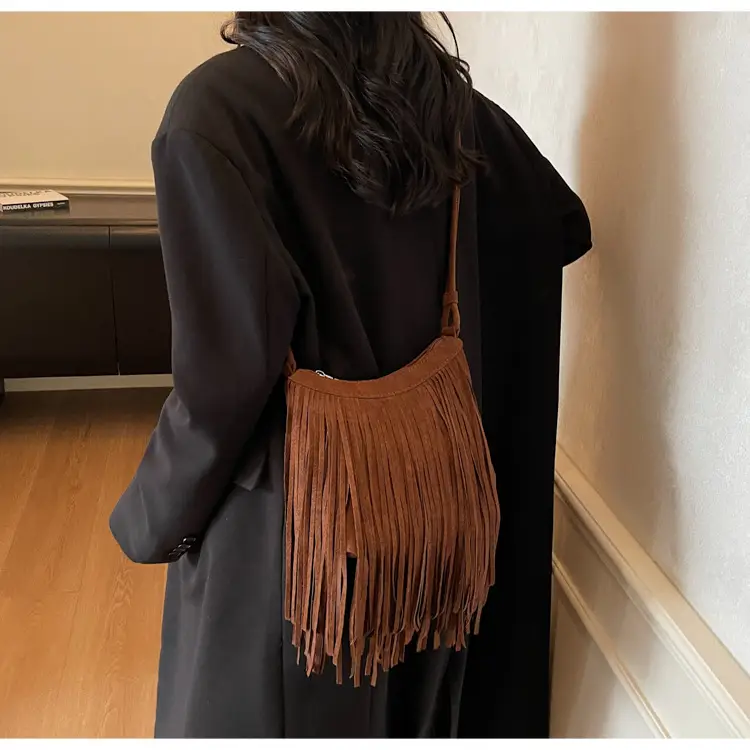 Autumn Tassel Crossbody Bag Women Brown 2025 — feature 17