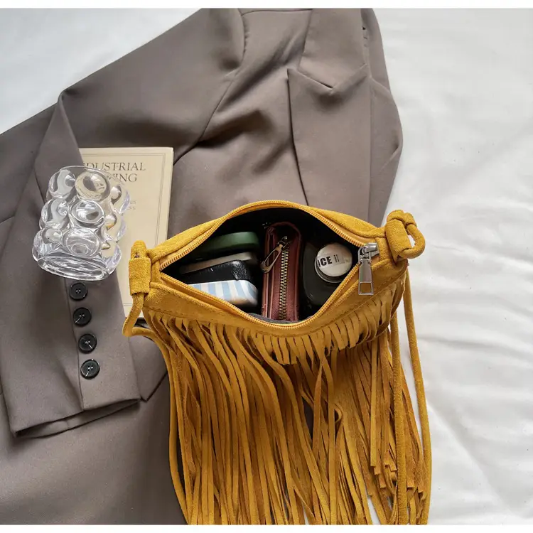 Autumn Tassel Crossbody Bag Women Brown 2025 — feature 9