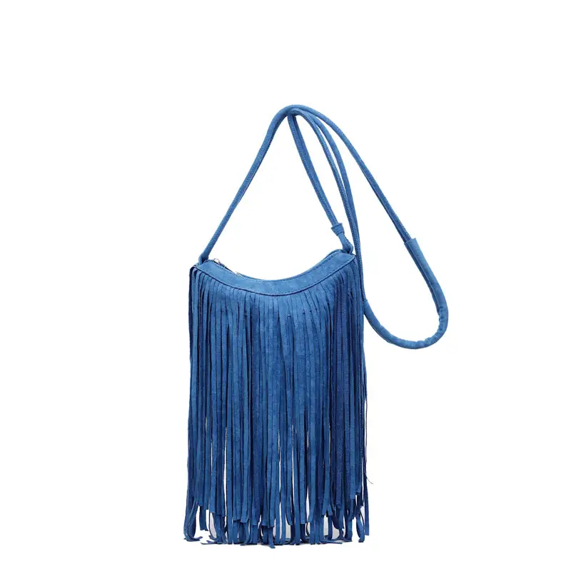 Autumn Tassel Crossbody Bag Women Brown 2025