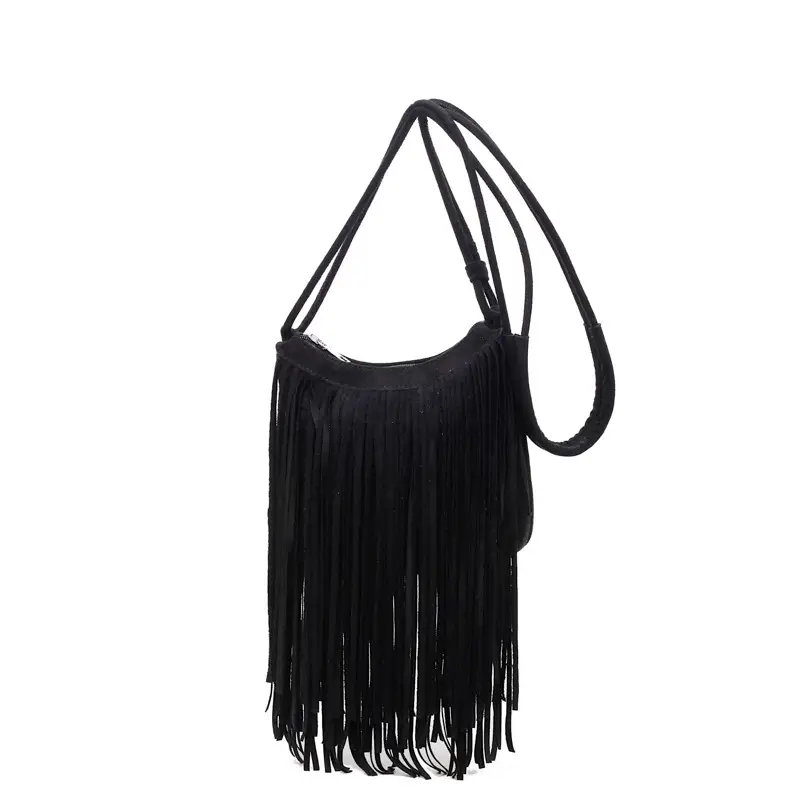 Autumn Tassel Crossbody Bag Women Brown 2025