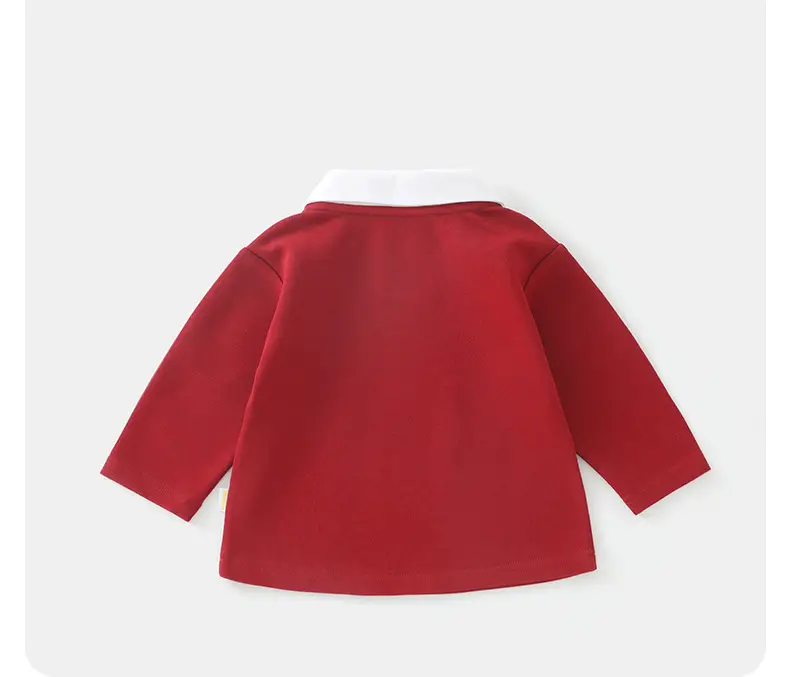 Duuduu Boys Red Long Sleeve Baby T-Shirt 2025 — feature 23