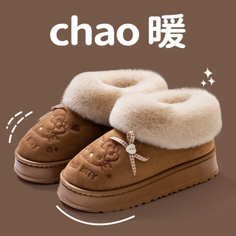 2025 Cowhide Winter Slipper with Fur Lining - Image 6