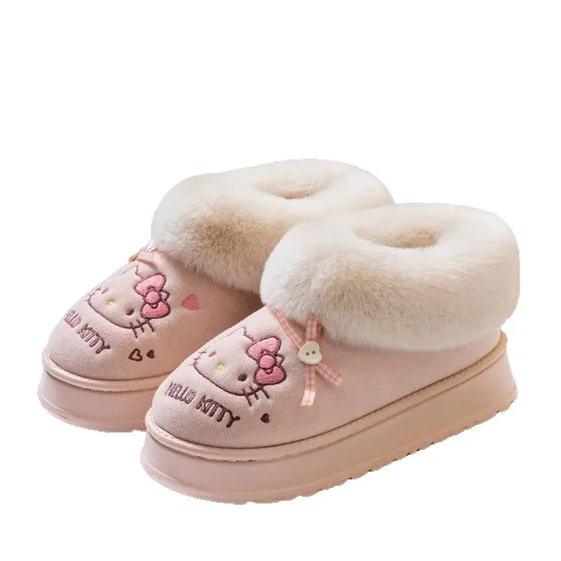 2025 Cowhide Winter Slipper with Fur Lining - Image 7