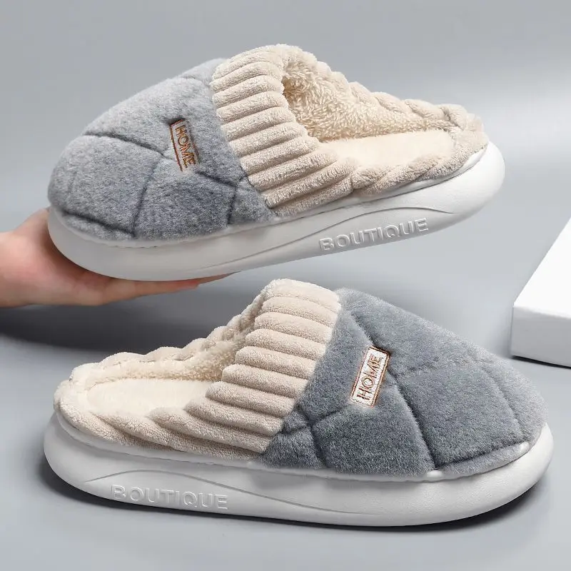 Women's Cotton Slippers Warm Winter Indoor Home - Image 10