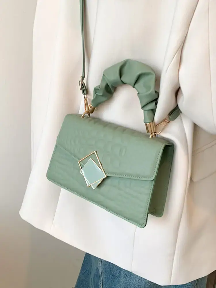 White Quilted Crossbody Bag for Women 2025 - Image 6