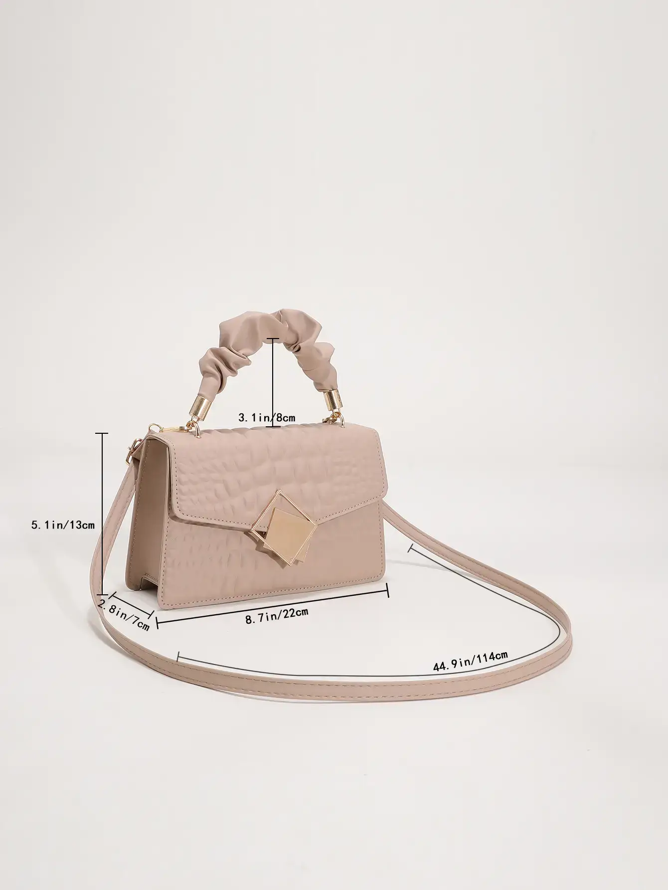 White Quilted Crossbody Bag for Women 2025 - Image 4