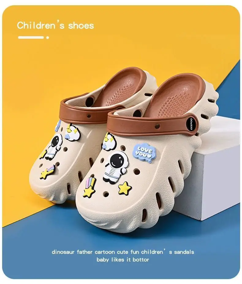Kids Sandals White Green Star Print Baby Boys Girls — feature 10
