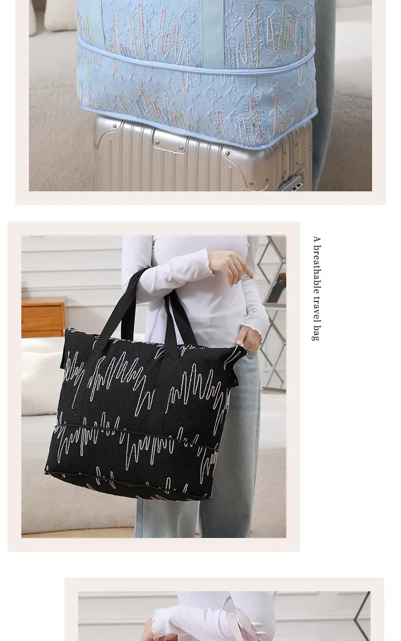 2025 New Summer Thickened Travel Bag Blue Pink — feature 18