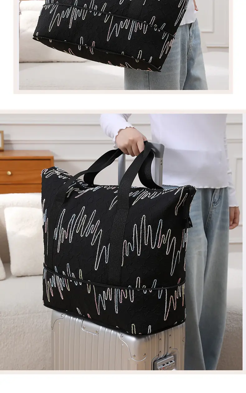 2025 New Summer Thickened Travel Bag Blue Pink — feature 22