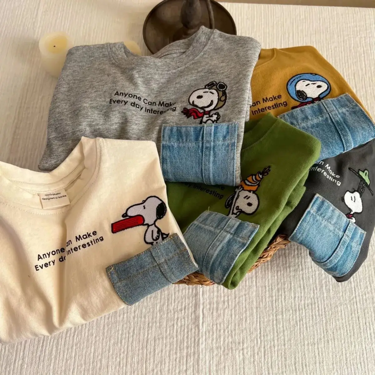 2025 Kids T-Shirt Bottom Set Korean Cartoon Loose Fit — feature 11