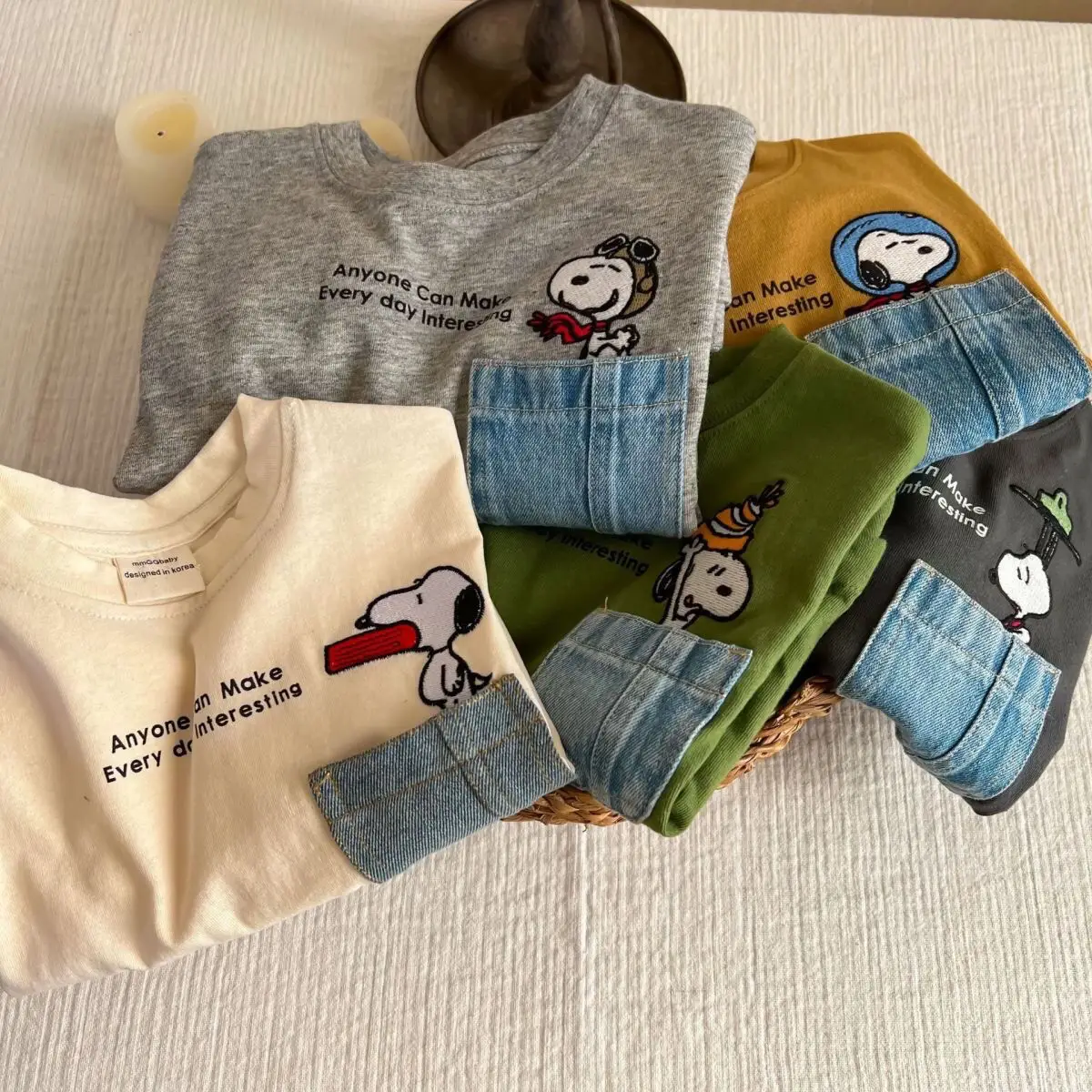 2025 Kids T-Shirt Bottom Set Korean Cartoon Loose Fit — feature 2